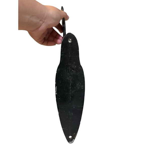 Vintage Cast Aluminum Cocker Spaniel (?) Dog Mailbox / Address Name Sign Plaque - Picture 8 of 9